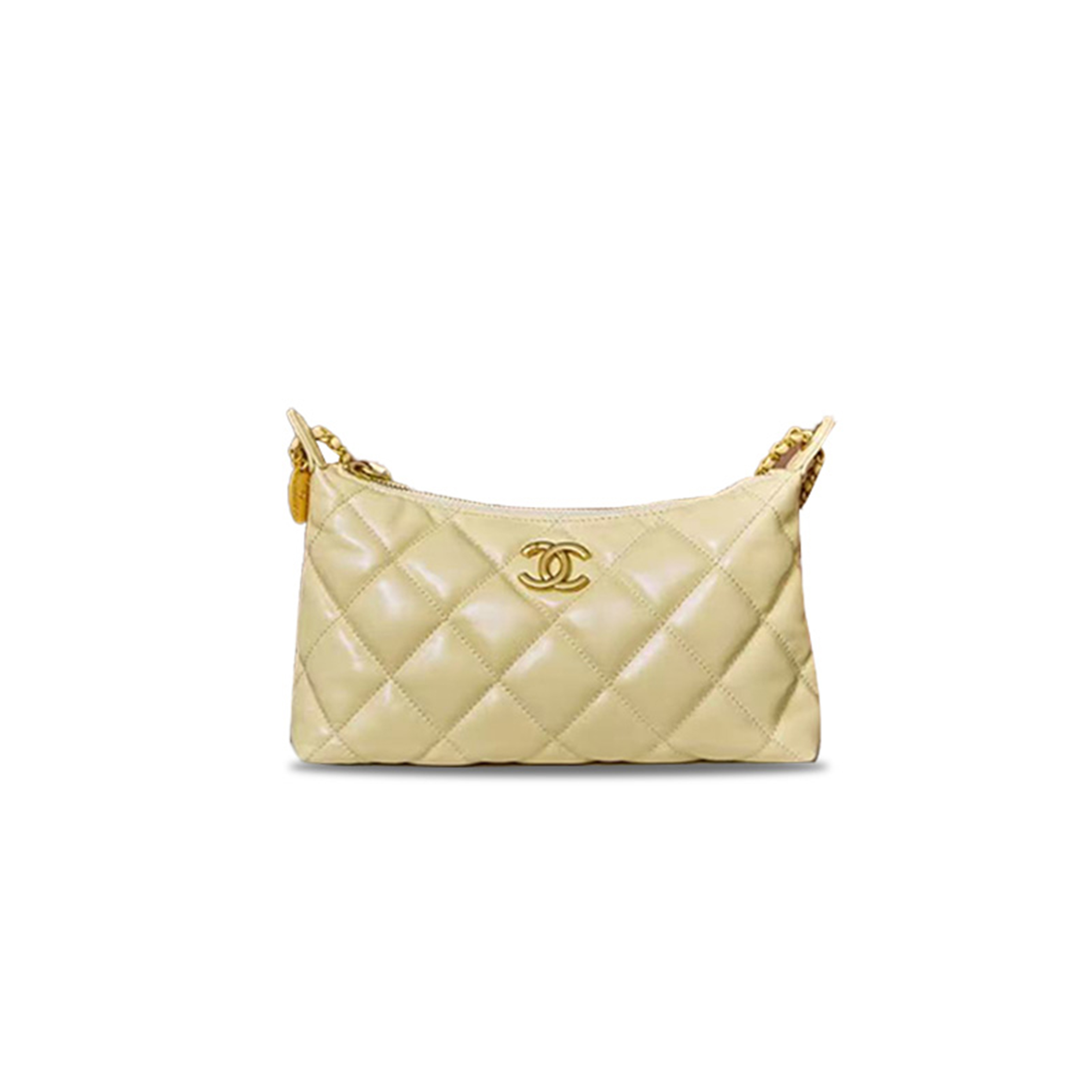 Ch*el 25s hobo yellow underarm bag as5528 (25*15*7cm)